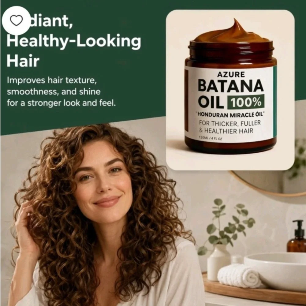 2-Pack | Azure Batana Oil Honduran Miracle Oil Growth Thicker Hair Treatment NEW